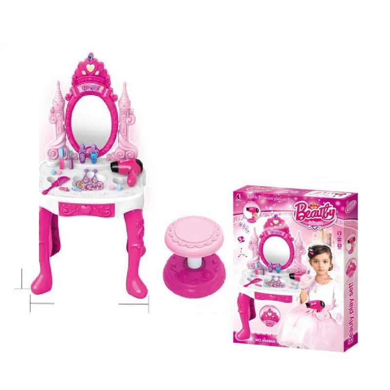 JUGUETERIA - Tocador Princesa Maquillaje Para Niñas De Juguetes