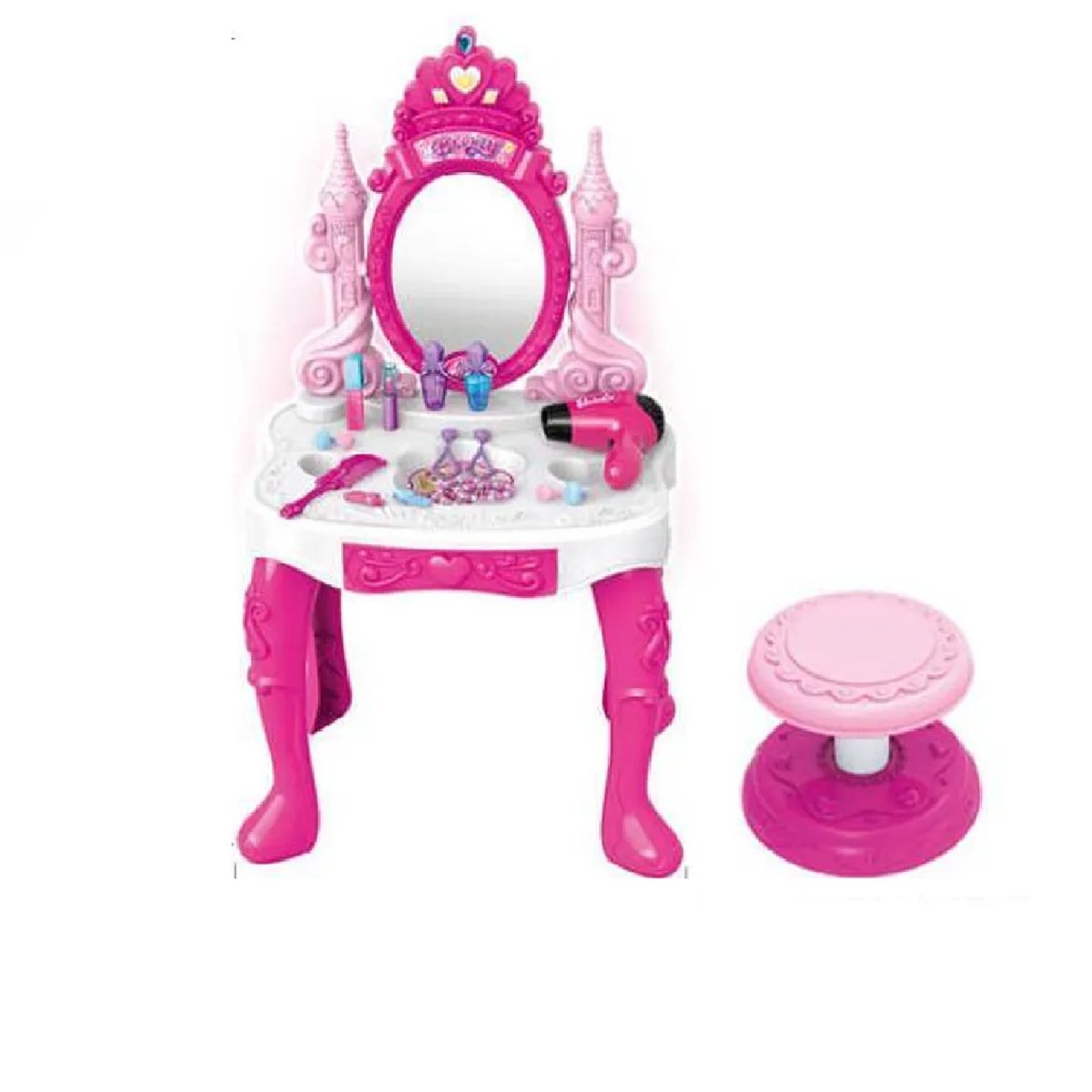 JUGUETERIA - Tocador Princesa Maquillaje Para Niñas De Juguetes