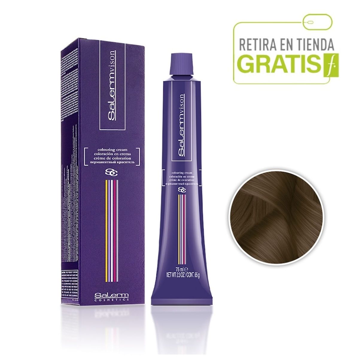 SALERM - SALERM Tintura SalermVision 5.77 Castaño Claro Marrón Intenso