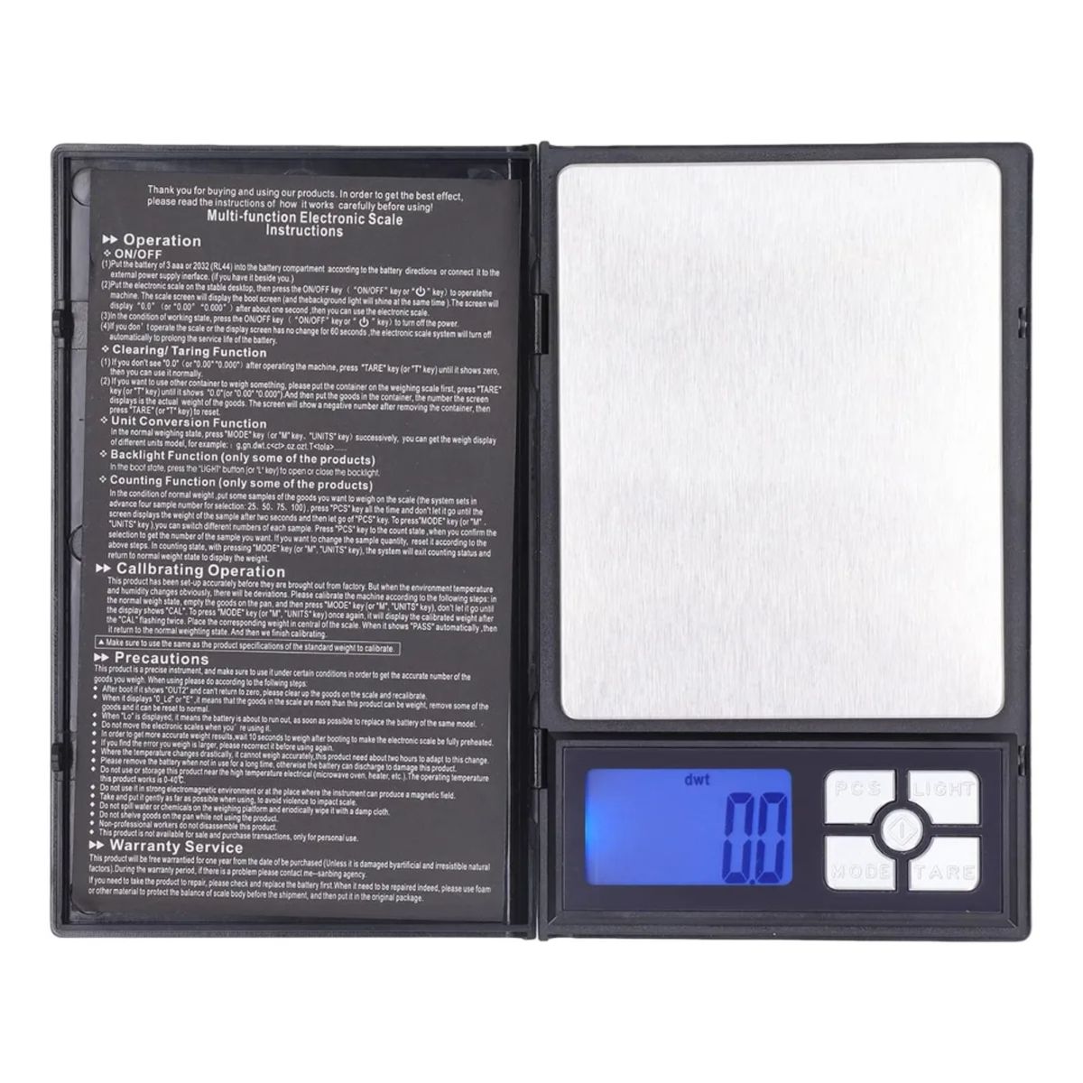 GENERICO - Pesa Gramera Digital 001g - 500g Balanza Digital Precisión