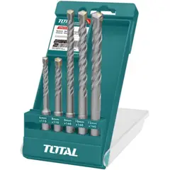 TOTAL TOOLS - Set De Mechas Sds Plus Rotomartillo 5 Piezas