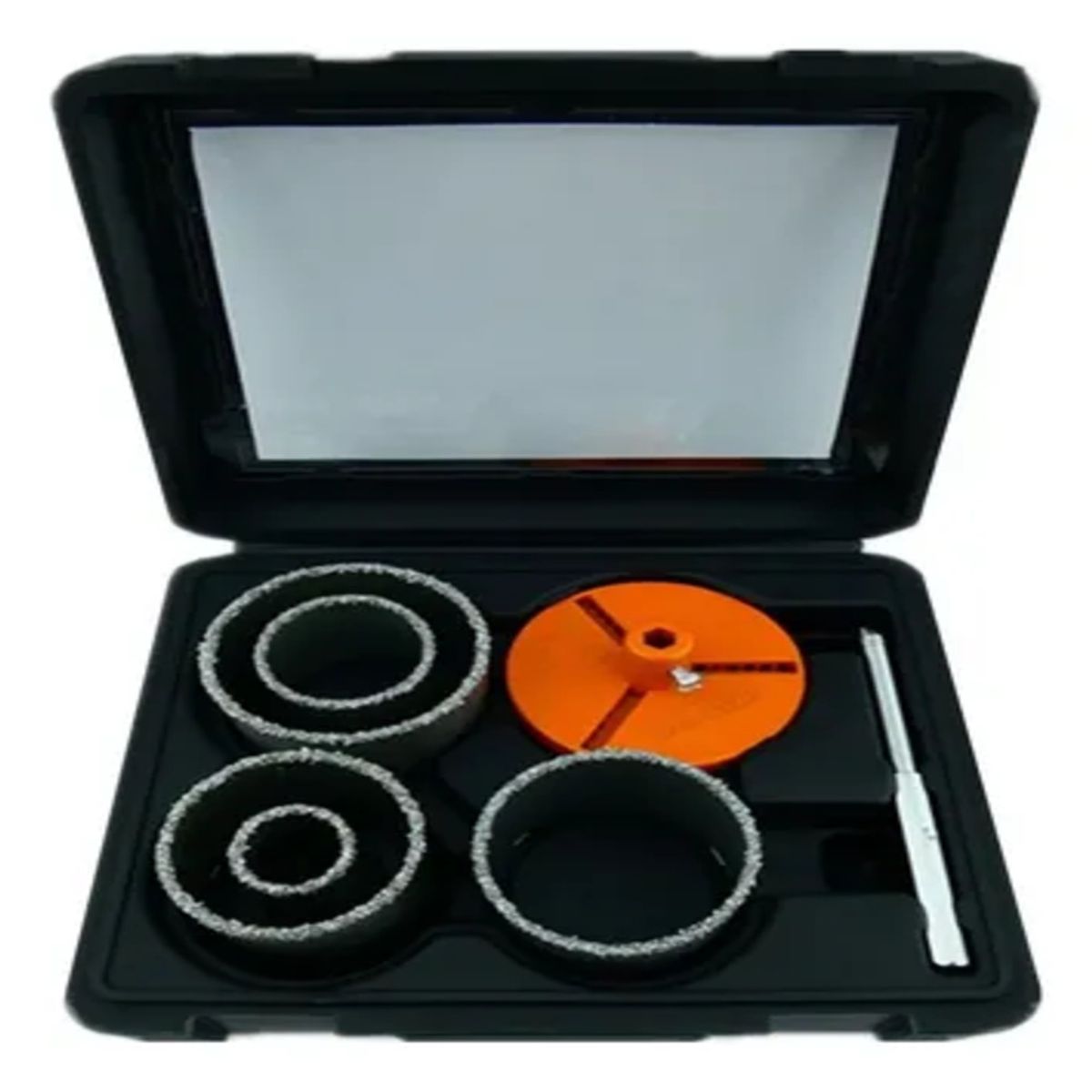 MAKAWA - Kit Set Juego Broca Sierra Copa Diamantada 7 Piezas Makawa