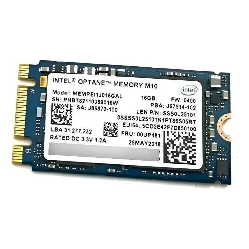 INTEL - Ssd Intel Optane 16gb M.2 2242 Nvme-acelera Tu Pc Al Máximo Azul