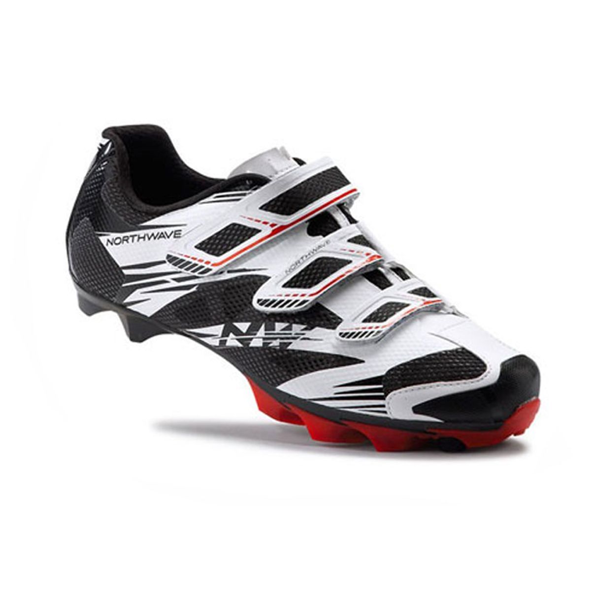 360 - Zapatilla Ciclismo Mtb XC Northwave® Scorpius White Blackred