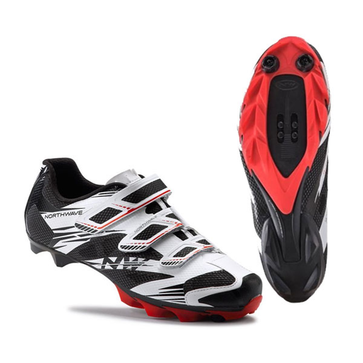 360 - Zapatilla Ciclismo Mtb XC Northwave® Scorpius White Blackred