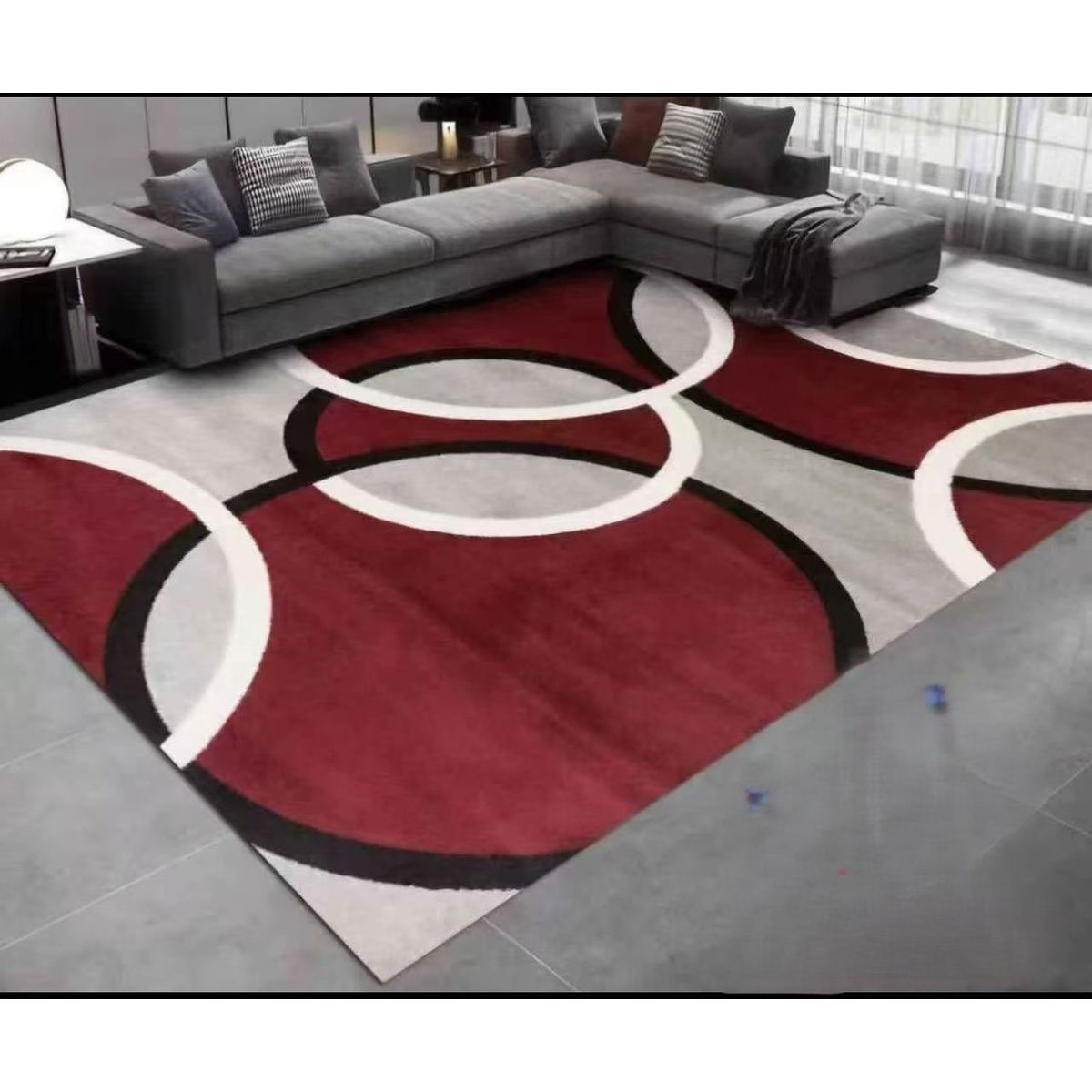 GENERICO - ALFOMBRA PARA LIVING ANTIDESLIZANTE CON DISEÑOS 3D ESPECTACULARES