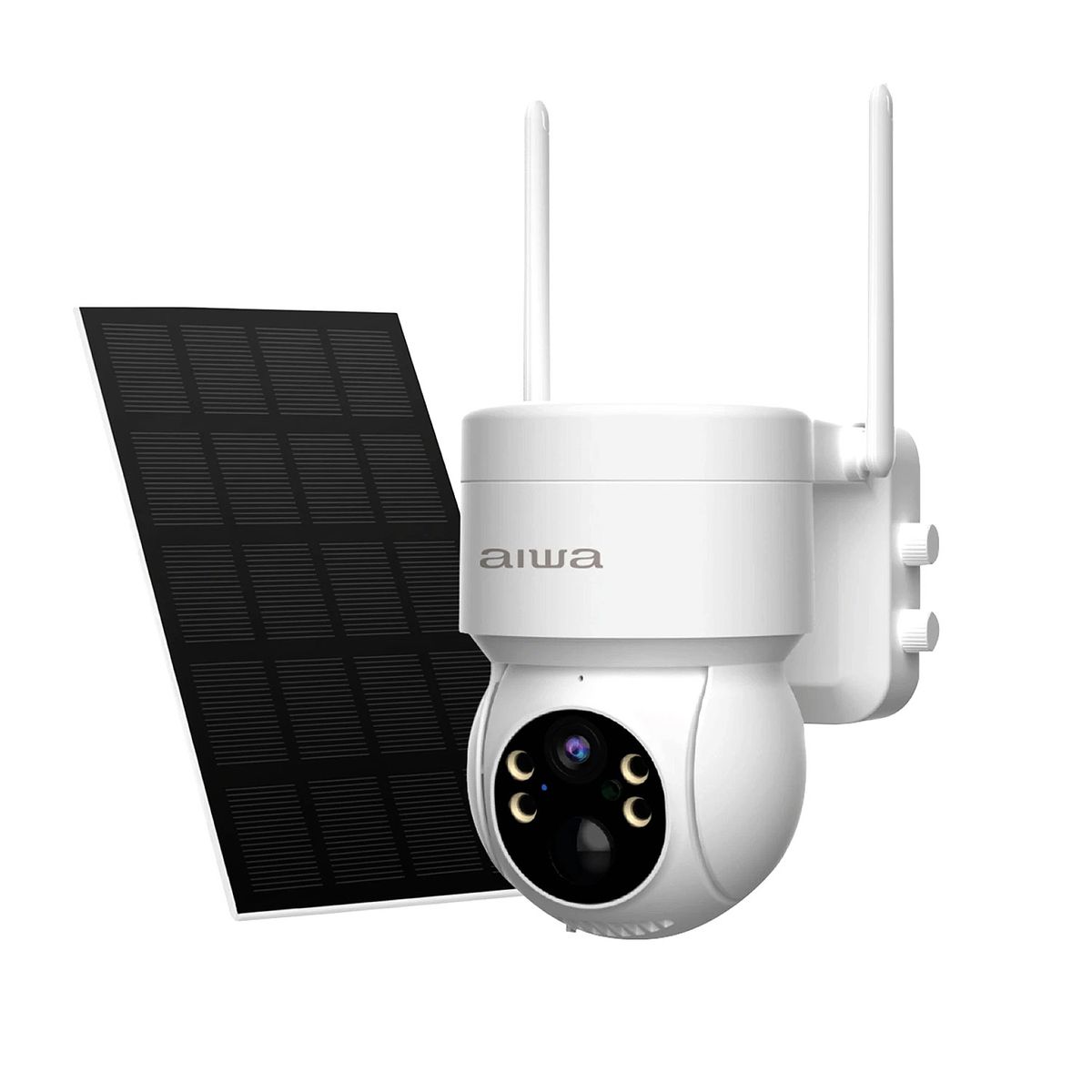 AIWA - Cámara De Seguridad Aiwa Wifi Exterior Panel Solar Awcto43