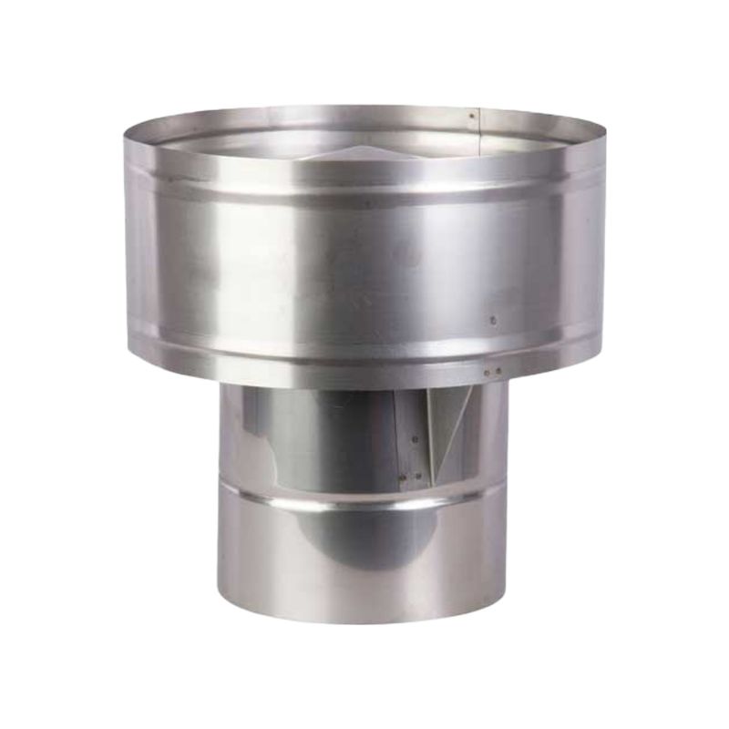 GENERICO - Gorro Acero Inoxidable 6 Para Combustión Lenta