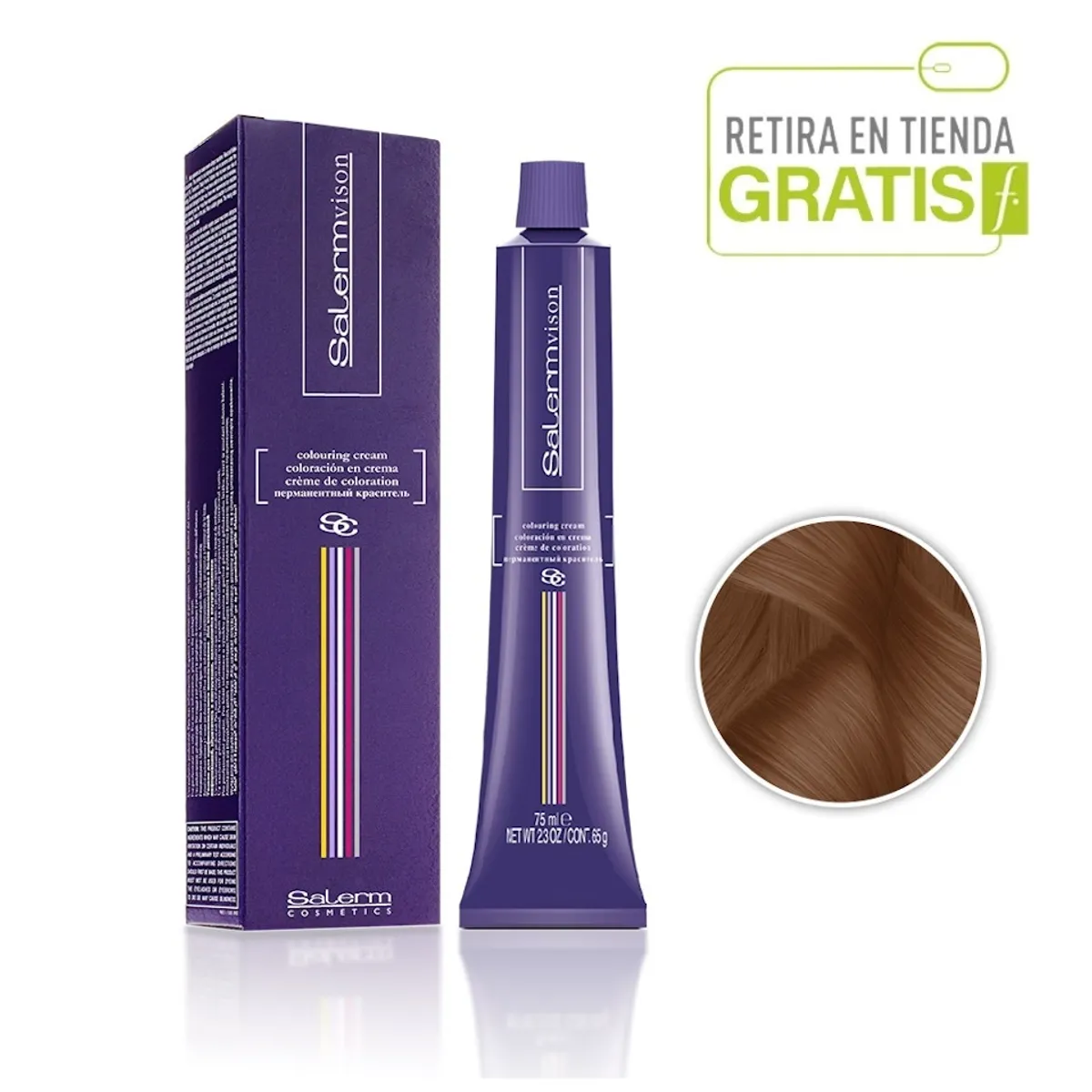 SALERM - SALERM Tintura SalermVision 6.75 Rubio Oscuro Marrón Caoba