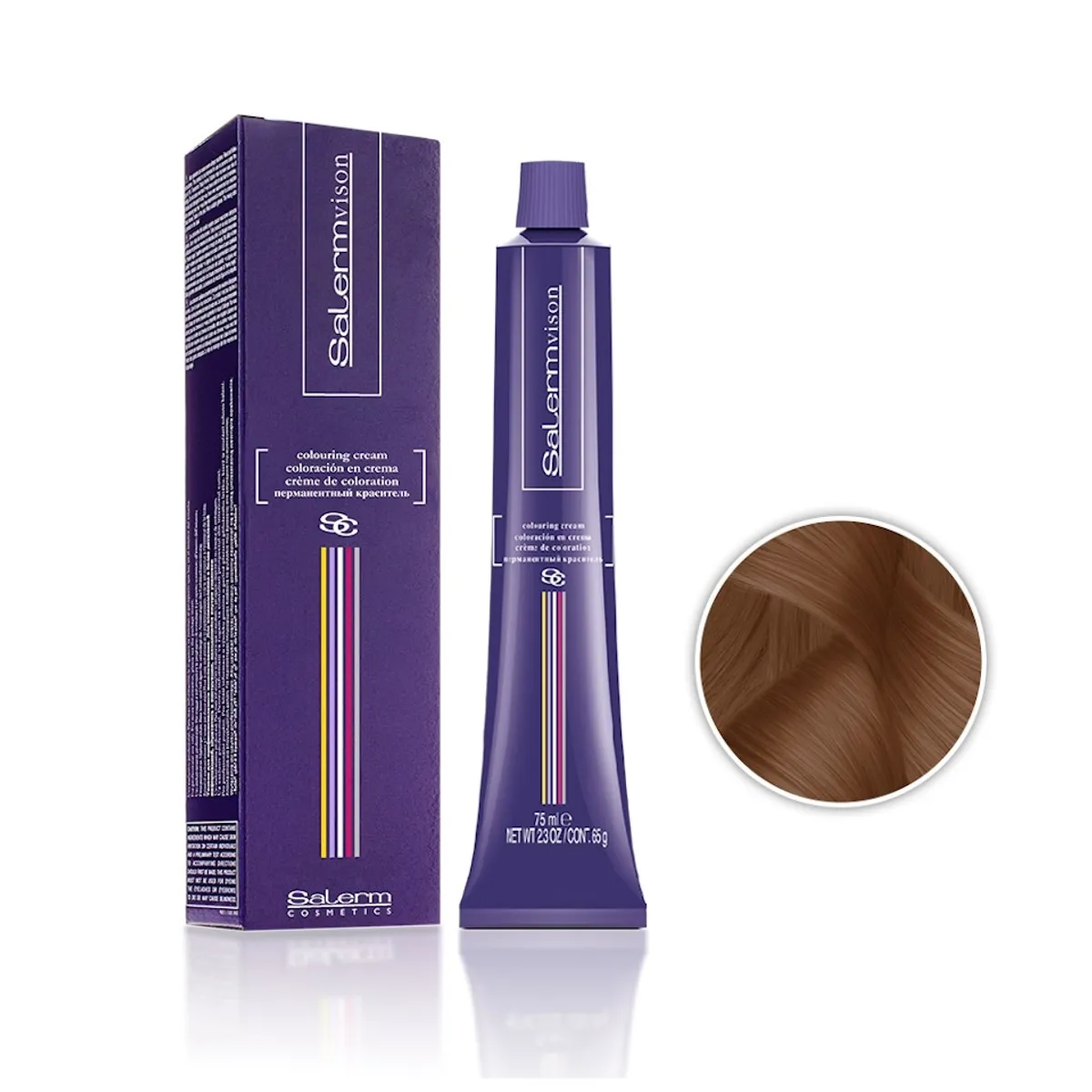SALERM - SALERM Tintura SalermVision 6.75 Rubio Oscuro Marrón Caoba