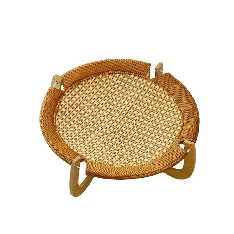 GENERICO - Cama Elevada Para Perro Y Gato Suave Ratán Natural Rrescante