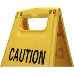 GENERICO - Señalética Cartel Plegable Piso Mojado Amarillo