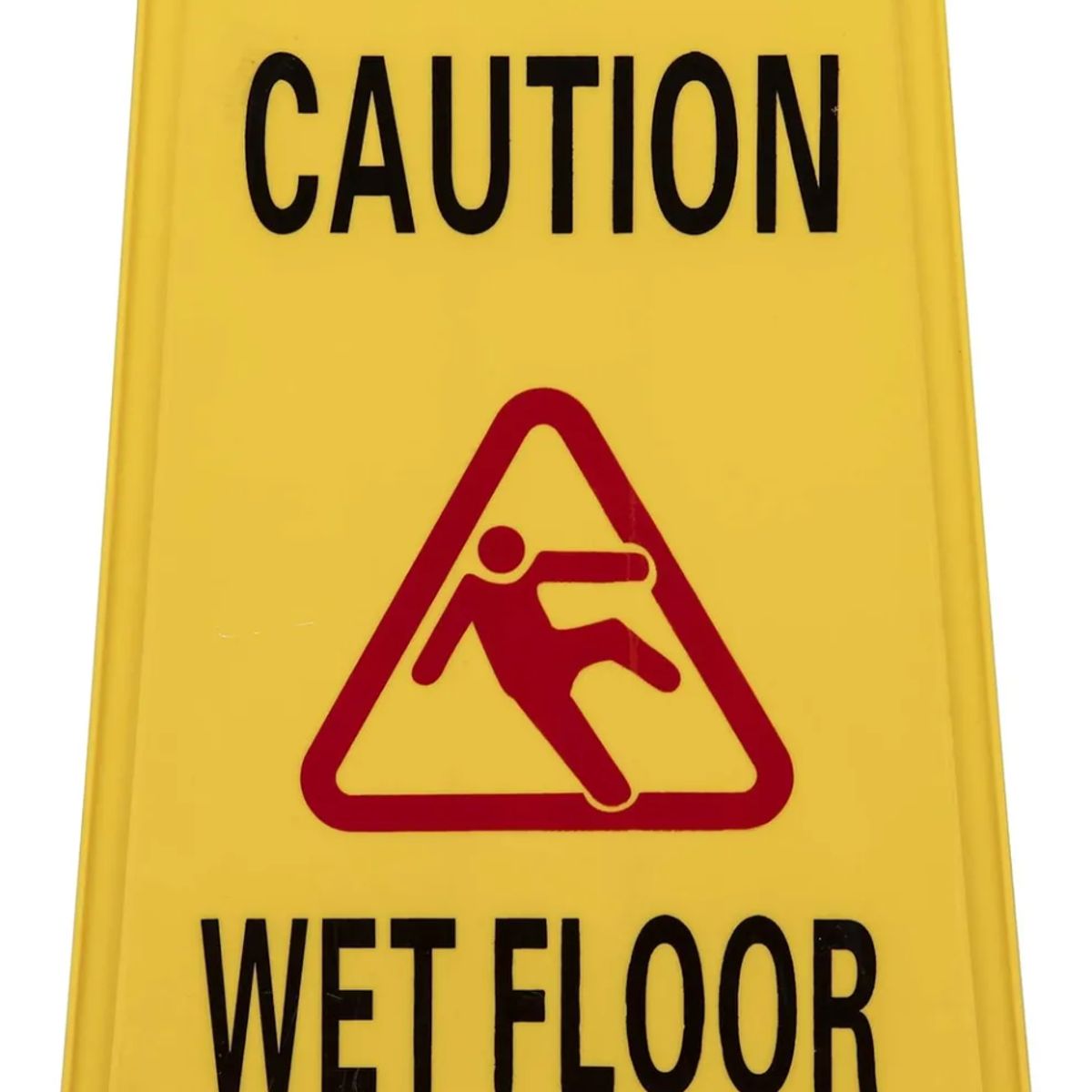 Señalética Cartel Plegable Piso Mojado Amarillo, marca GENERICO - Foto 2