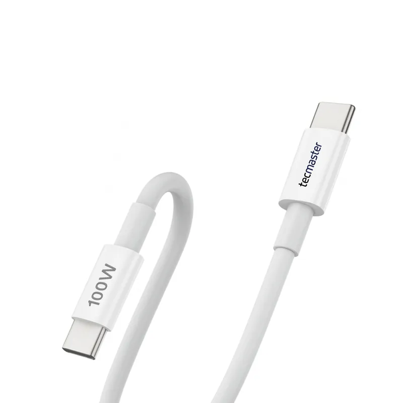 TECMASTER - Cable de Datos USB-C a USB-C PD 100W Android Auto/CarPlay 1M