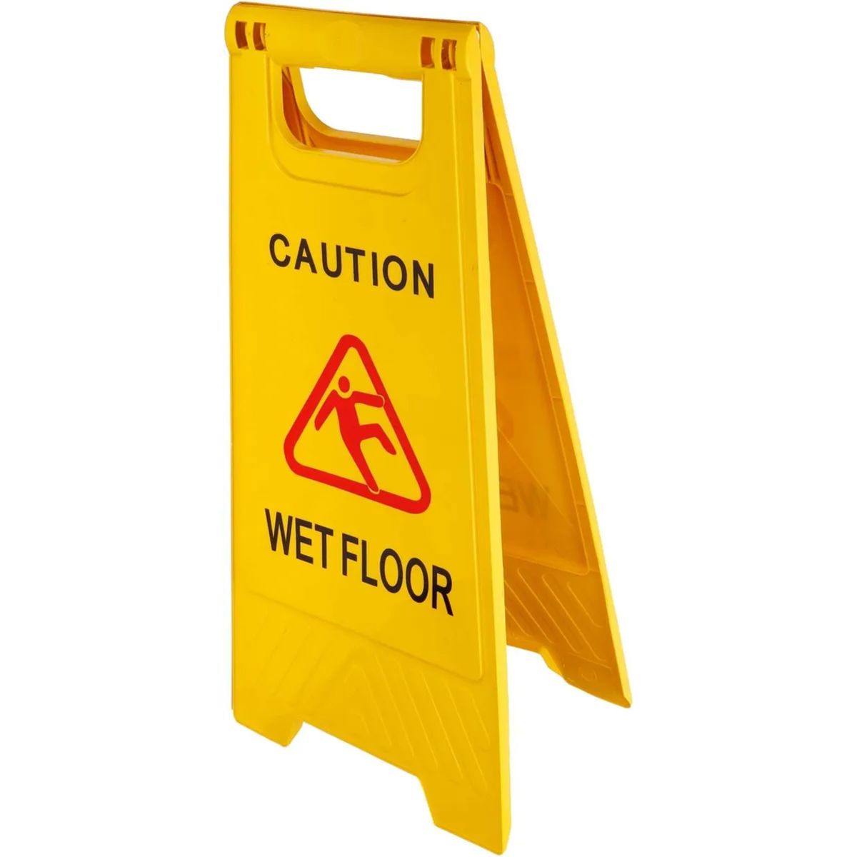 GENERICO - Señalética Cartel Plegable Piso Mojado Amarillo