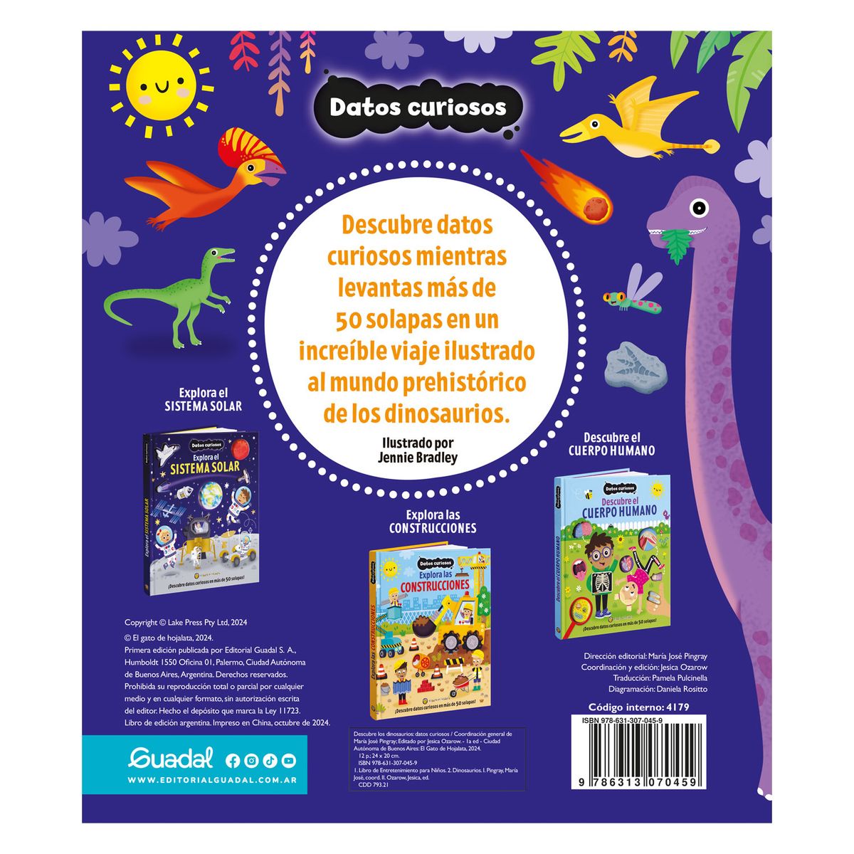 EDITORIAL GUADAL - Libro Descubre Los Dinosaurios