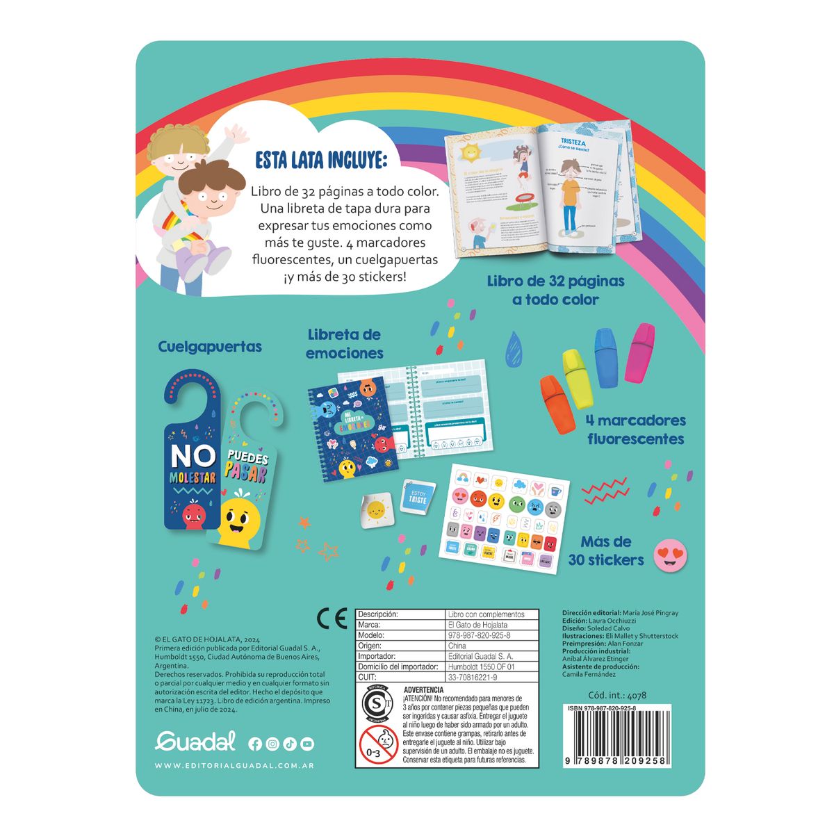 EDITORIAL GUADAL - Libro Descubriendo Mis Emociones