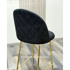 HABITA2 CHILE - Taburete Deluxe Gold Terciopelo 66cm