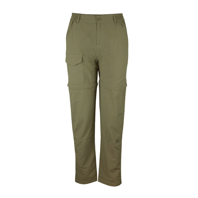 ANDESLAND OUTDOOR APPAREL - Pantalón Trekking Desmontable Ripstop UPF50 Fénec Khaki Mujer
