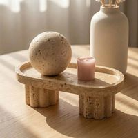 Bandeja Decorativa Estilo Marmol Travertino Greco