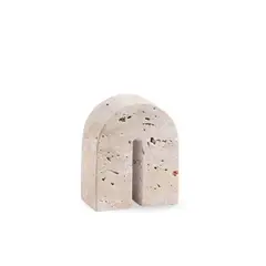 SANTU HOME & DECO - Arco Escultural Piedra Travertino Decorativo Pequeño