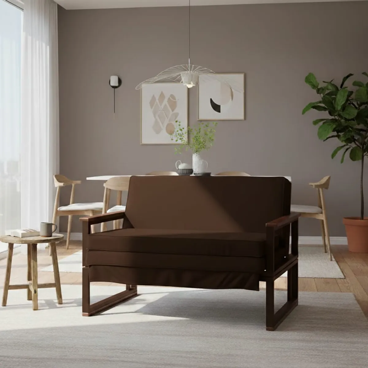 RECUTEX - SOFA FUTON FOLK 1PZA NEGRO