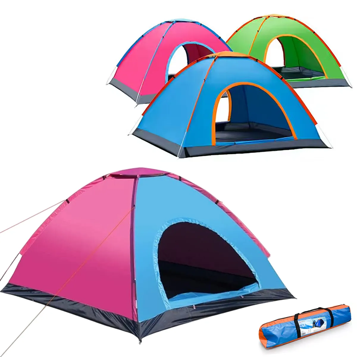 GENERICO - Carpa 3 Personas De Camping Manual Playa Montaña