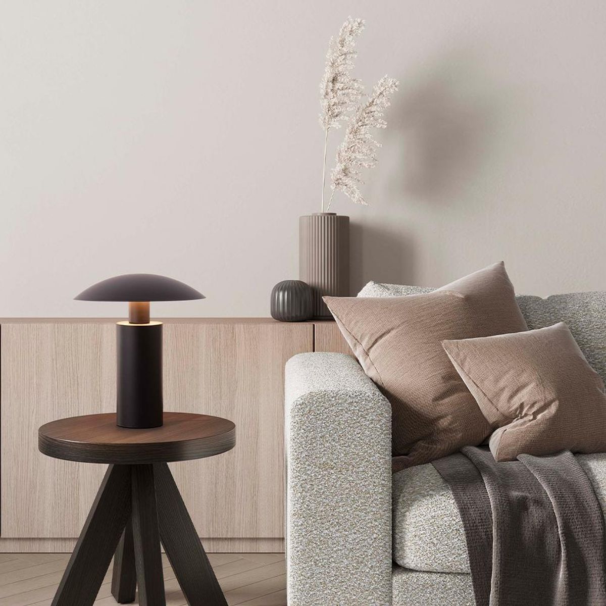 BOSCO - LAMPARA DE MESA KARPOS NEGRO LED 5W 3000K