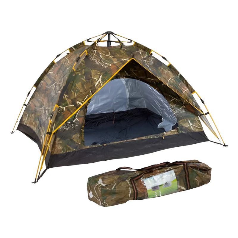 GENERICO - Carpa 4 Personas Automática Camuflaje Para Camping