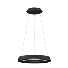 BOSCO - LAMPARA COLGANTE ORMI NEGRO ARO 45CM LED 38W 2700-3000K