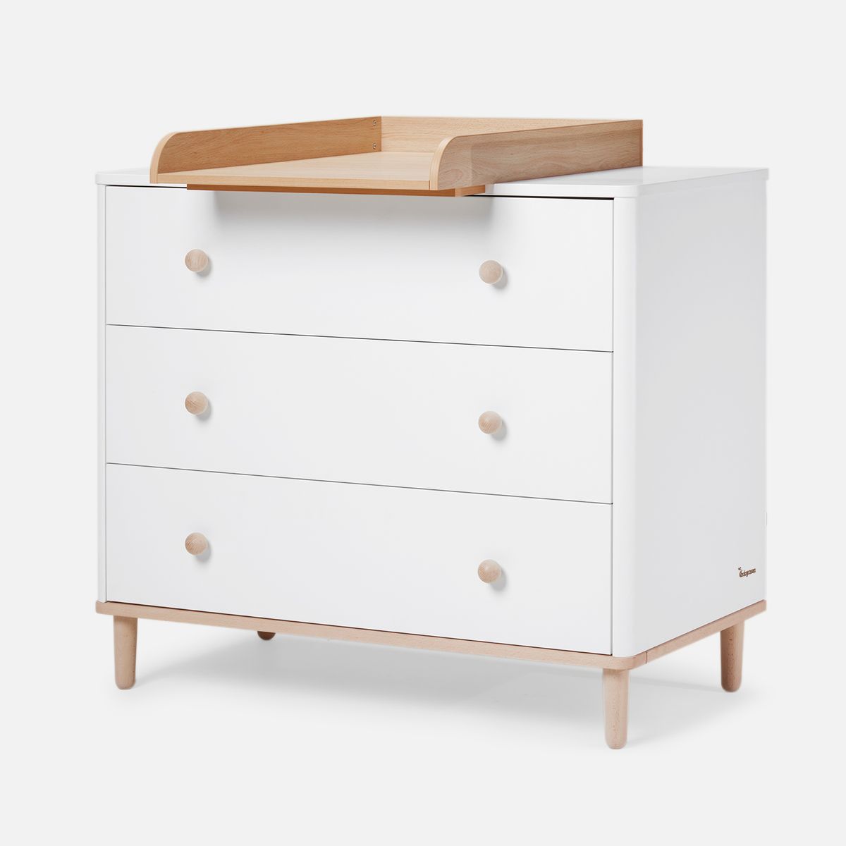 BABYROSEN - Cómoda Mudador Caramel Blanca