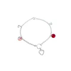 JOYAS MONTERO - Pulsera Alma Plata 925 creado con cristales de Swarovski®
