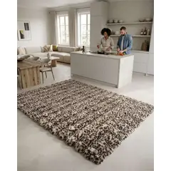 GENERICO - Alfombra Mullida De Peluche Sintético 120x180cm