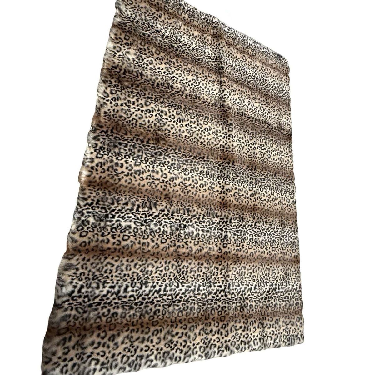 GENERICO - ALFOMBRAS SUAVE ESTILO PIEL DE CONEJO ANIMAL PRINT CAFÉ