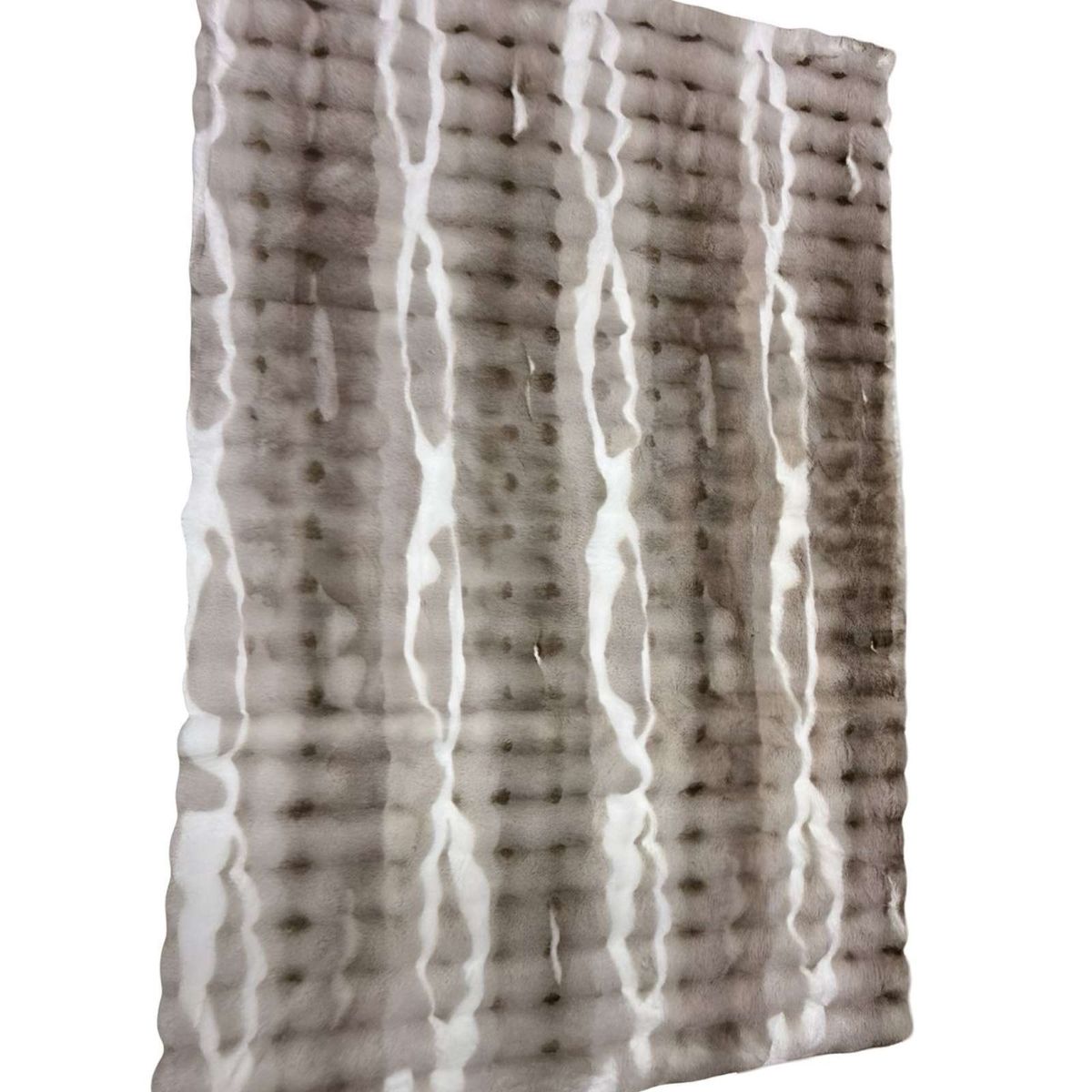 GENERICO - ALFOMBRAS IMITACIÓN PIEL DE CONEJO CAFE OSCURO