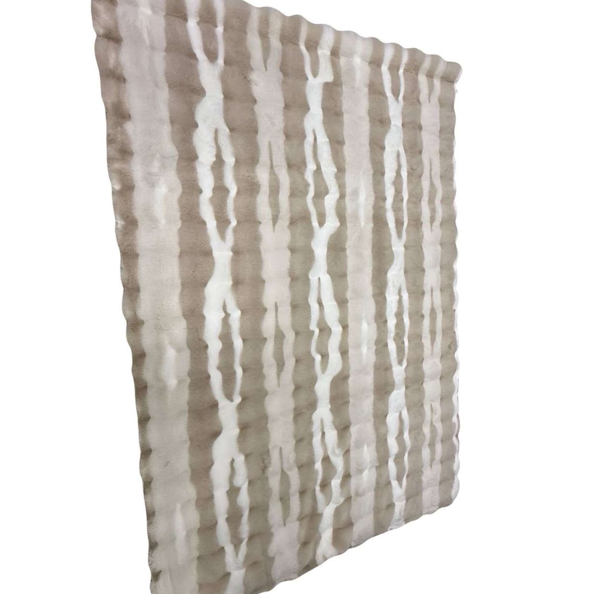 GENERICO - ALFOMBRAS IMITACIÓN PIEL DE CONEJO CAFÉ CLARO