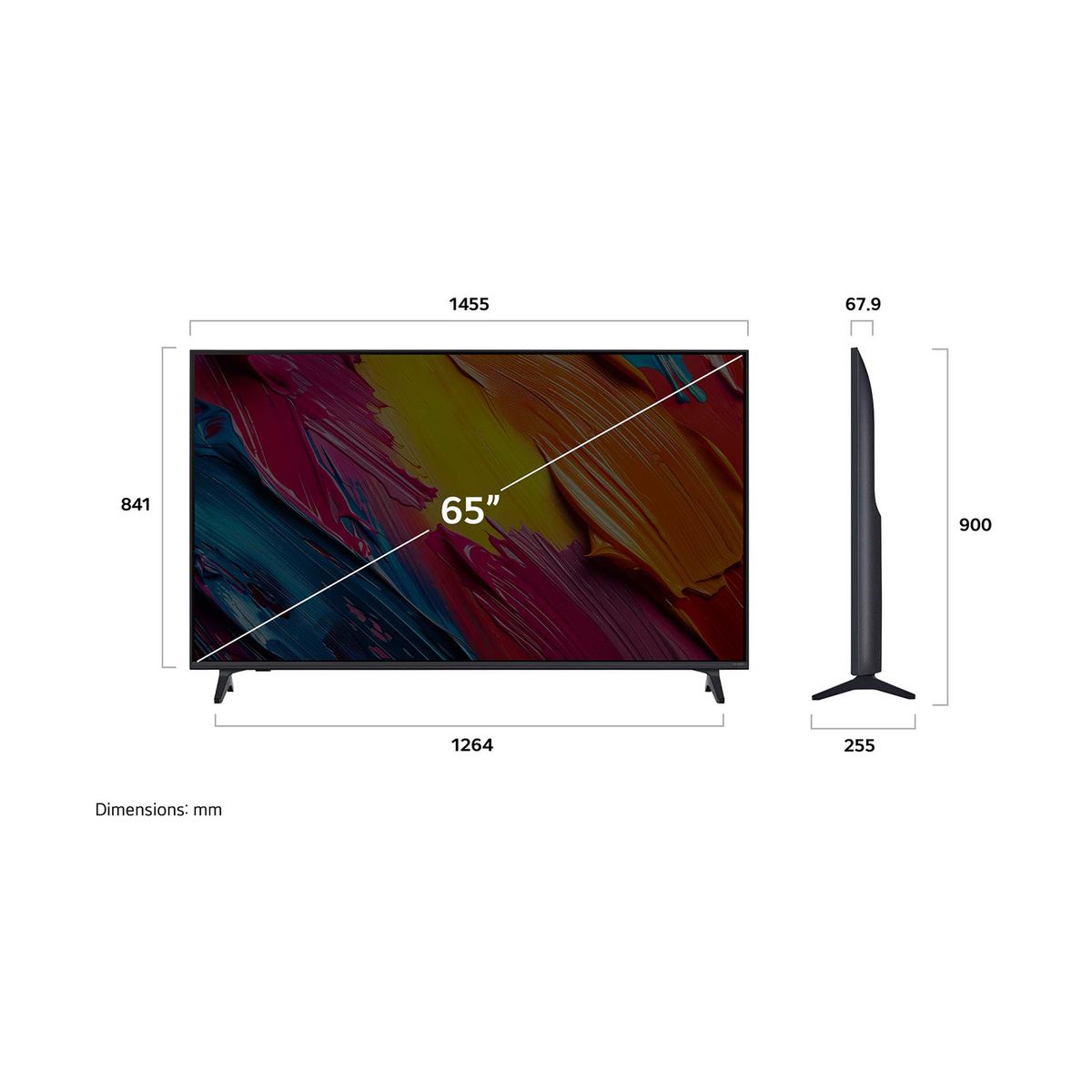 LG - Televisor QNED 65 Smart TV 4K UHD 65QNED70ASA 2025 + Magic Remote LG