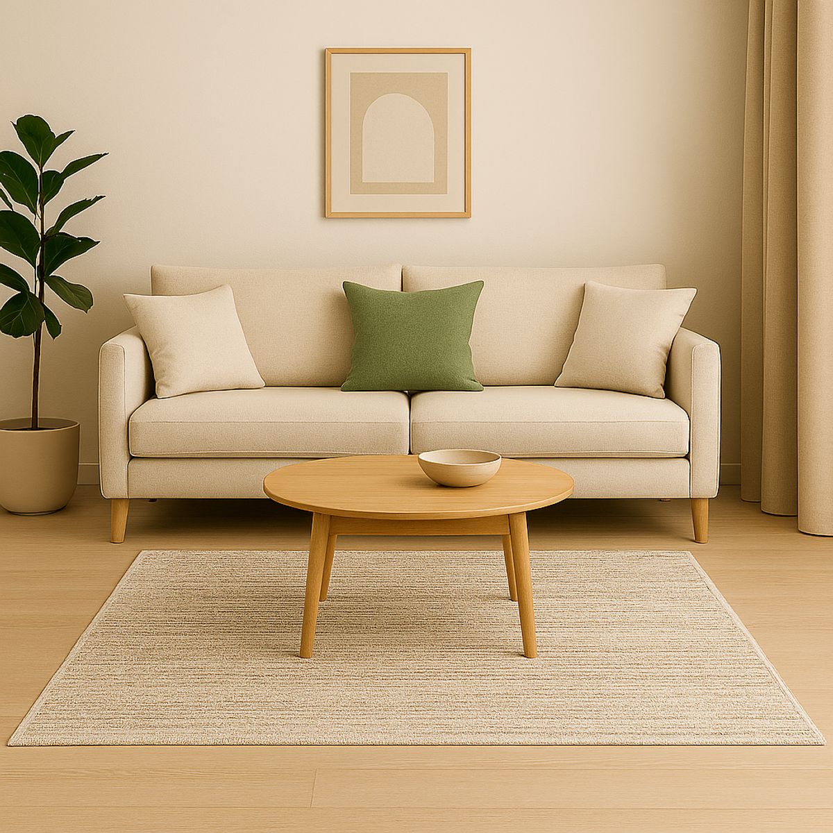 ELEMENTS & CO - Alfombra Texture Sand 200x285 cm