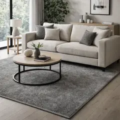 ELEMENTS & CO - Alfombra Plain Grafito 160x235 cm