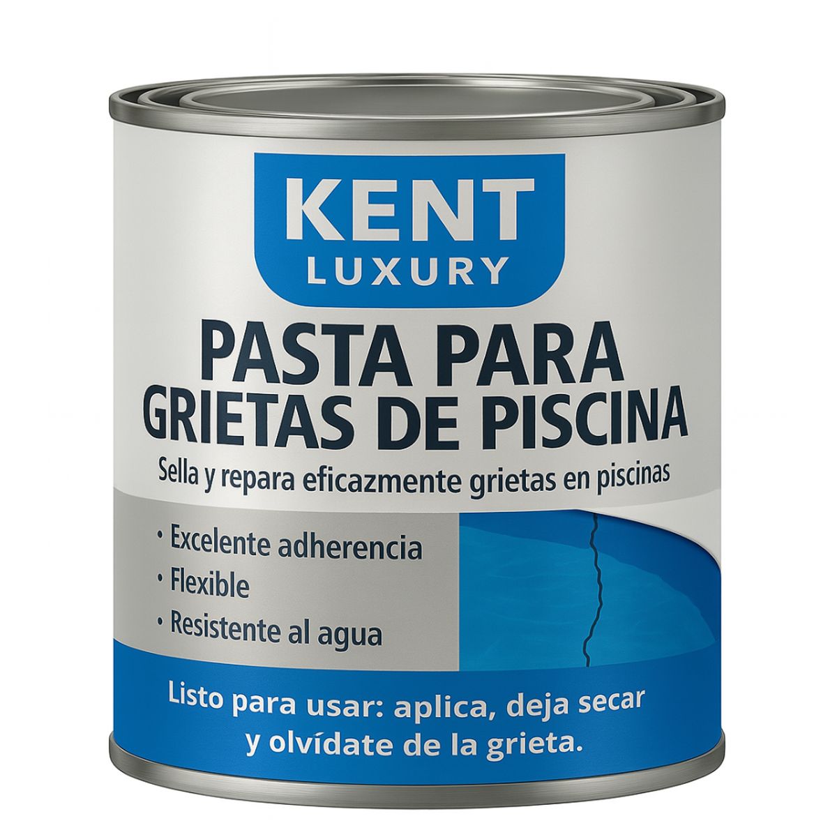 KENT - Pasta para grietas de piscinas 1,6 KILOS