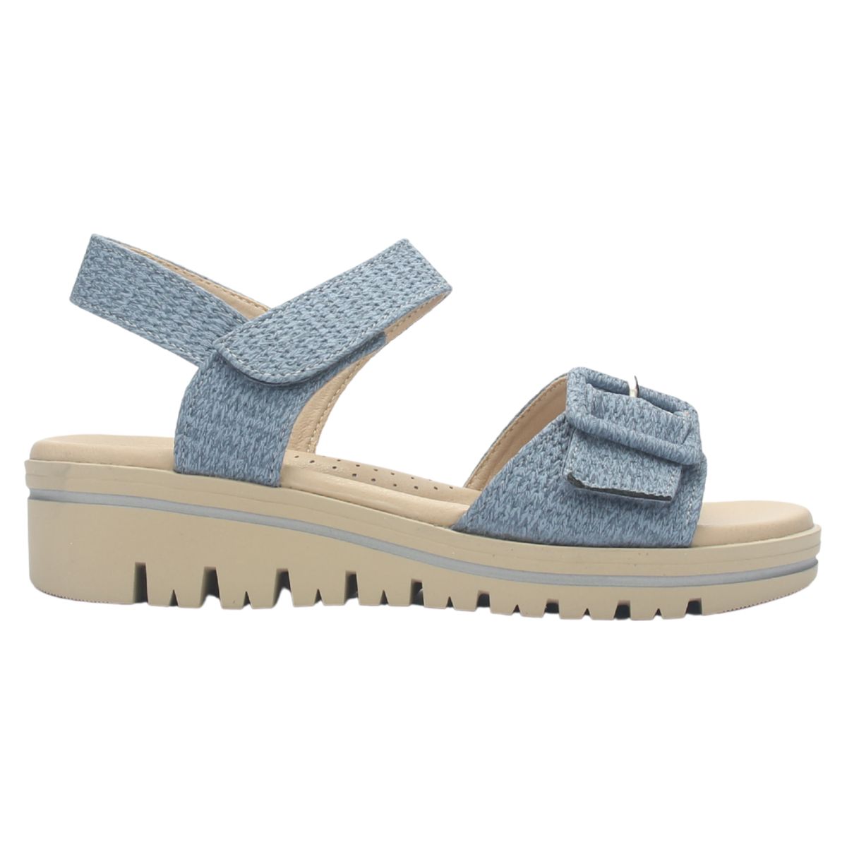 CHALADA - Sandalia Mujer Azul Casual Chalada Bera-1