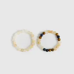 LOUNGE - Set Pulseras Mujer Borlas Resina