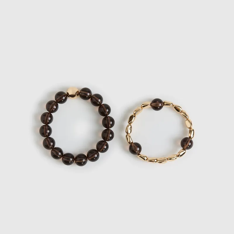 LOUNGE - Set Pulseras Mujer Borlas Resina