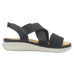 CHALADA - Sandalia Mujer Negro Casual Malibu-1