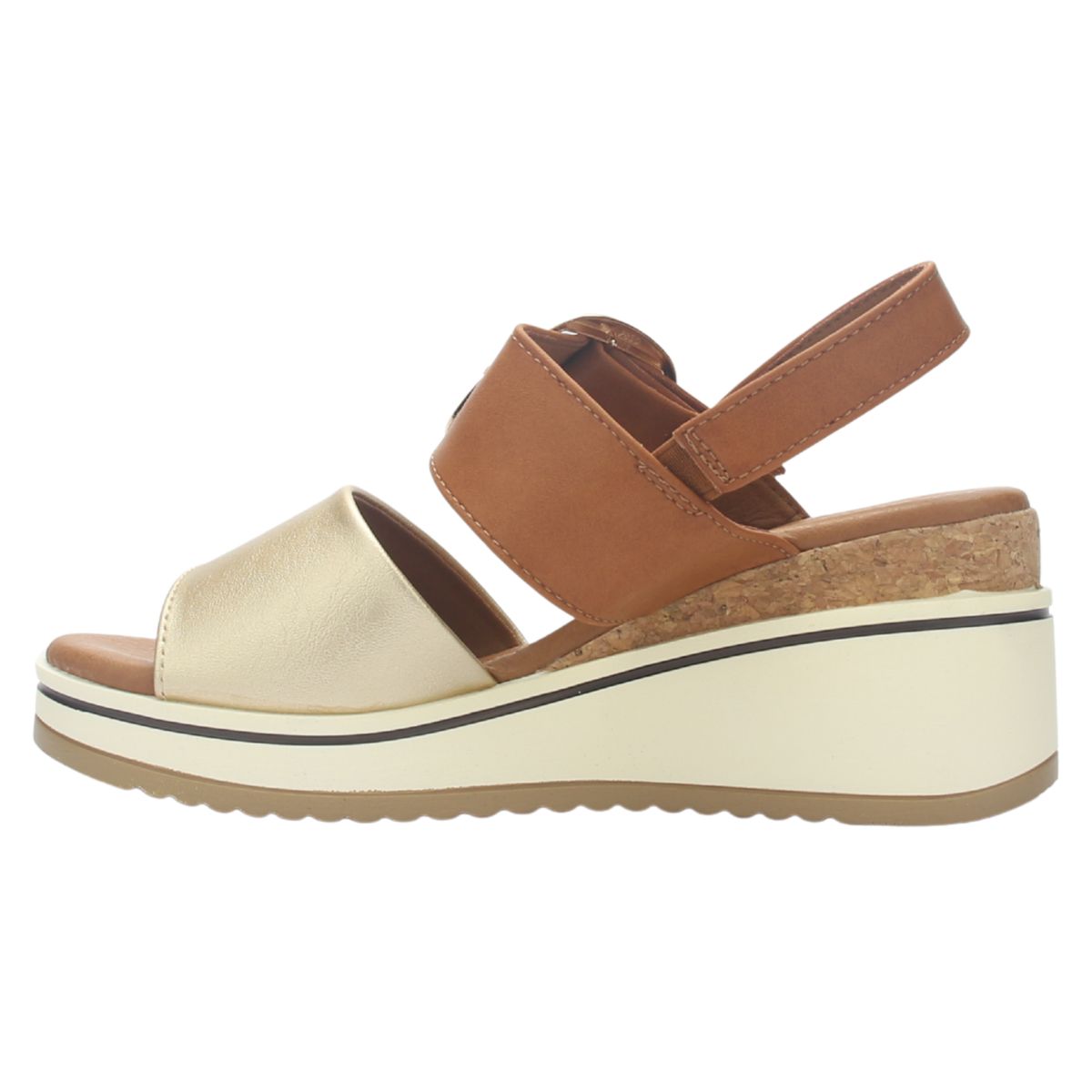 CHALADA - Sandalia Mujer Dorado Casual Chalada Monaco-1