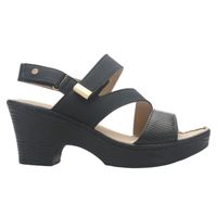 Sandalia Mujer Negro Casual Notina-1