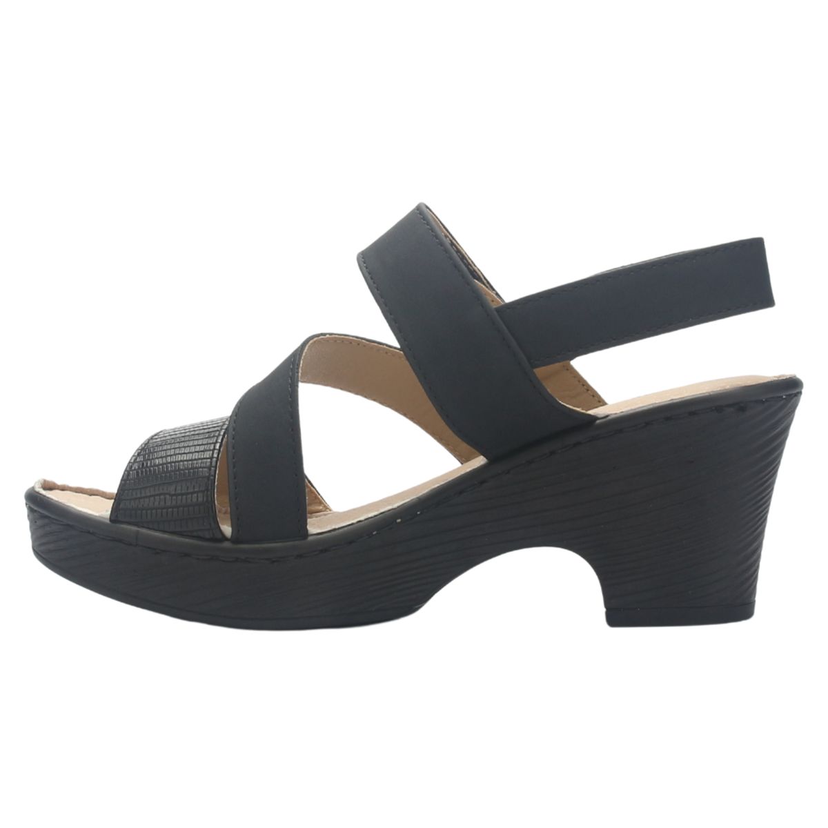 CHALADA - Sandalia Mujer Negro Casual Chalada Notina-1