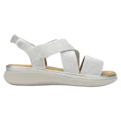 CHALADA - Sandalia Mujer Plateado Casual Malibu-1