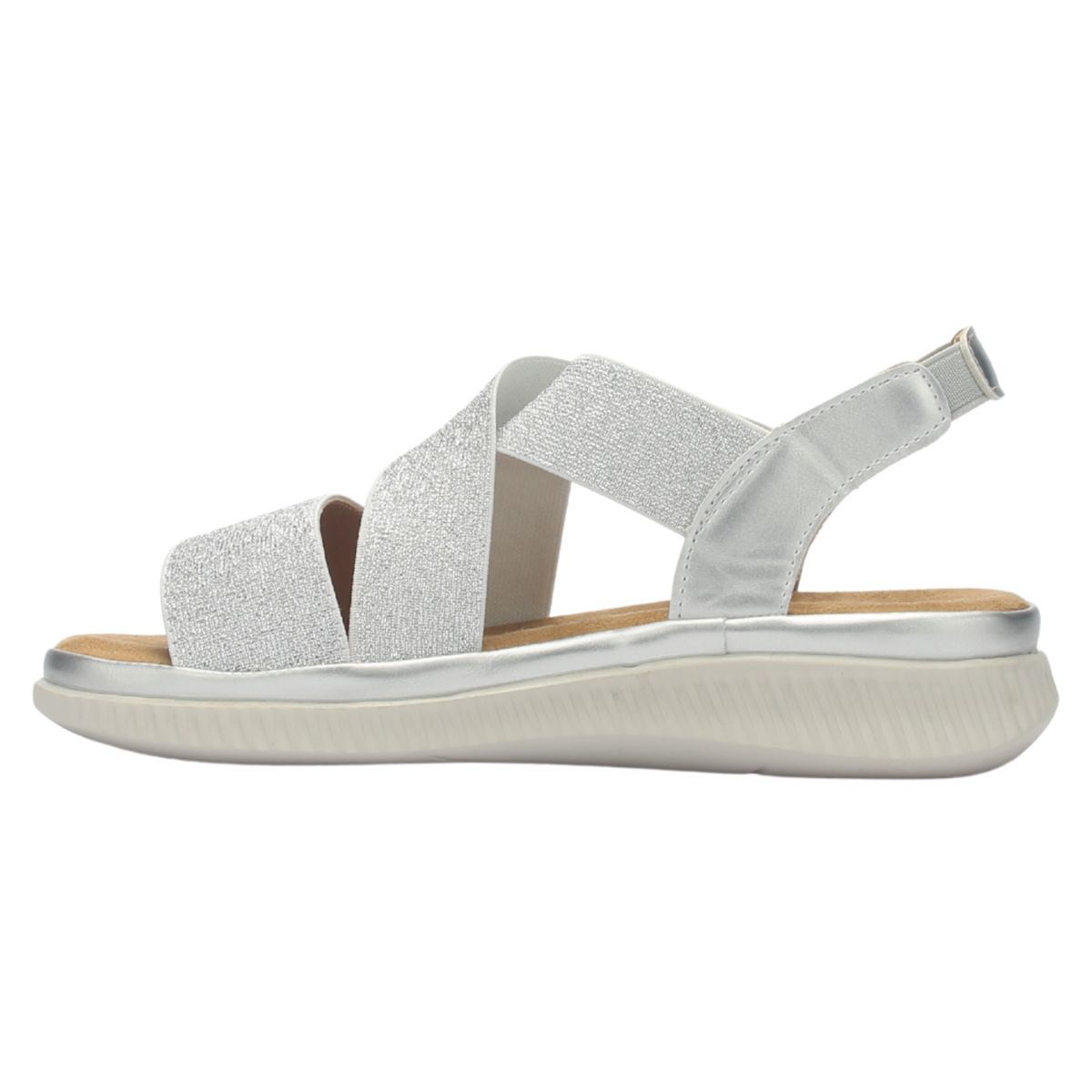 CHALADA - Sandalia Mujer Plateado Casual Chalada Malibu-1