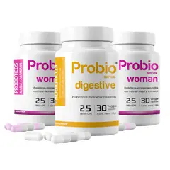 BIOSAMER - Probiótico 25 Billones, 2 Woman + 1 Digestivo